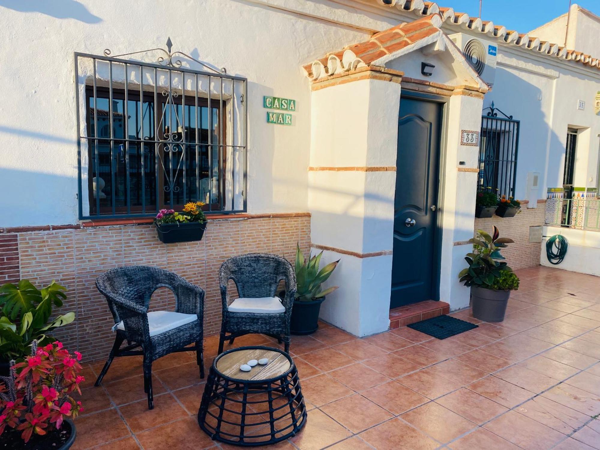 Room With Bathroom In Private House Casa Mar Torrox Bagian luar foto